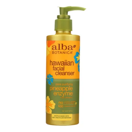 Alba Botanica -Enzyme Facial Cleanser Pineapple - 8 Fl Oz