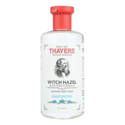 Thayers Witch Hazel With Aloe Vera Unscented -12 Fl Oz